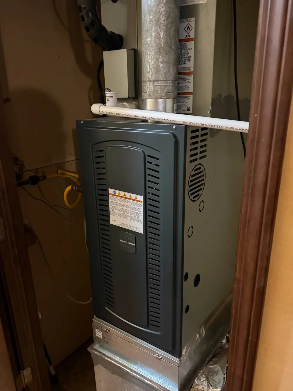 New American Standard furnace after replacement by North Star Comfort